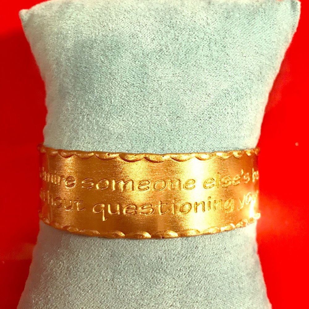 Rustic Cuff gold cuff